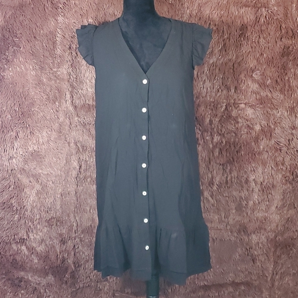 Highland Park Ruffle Sleeve Dress